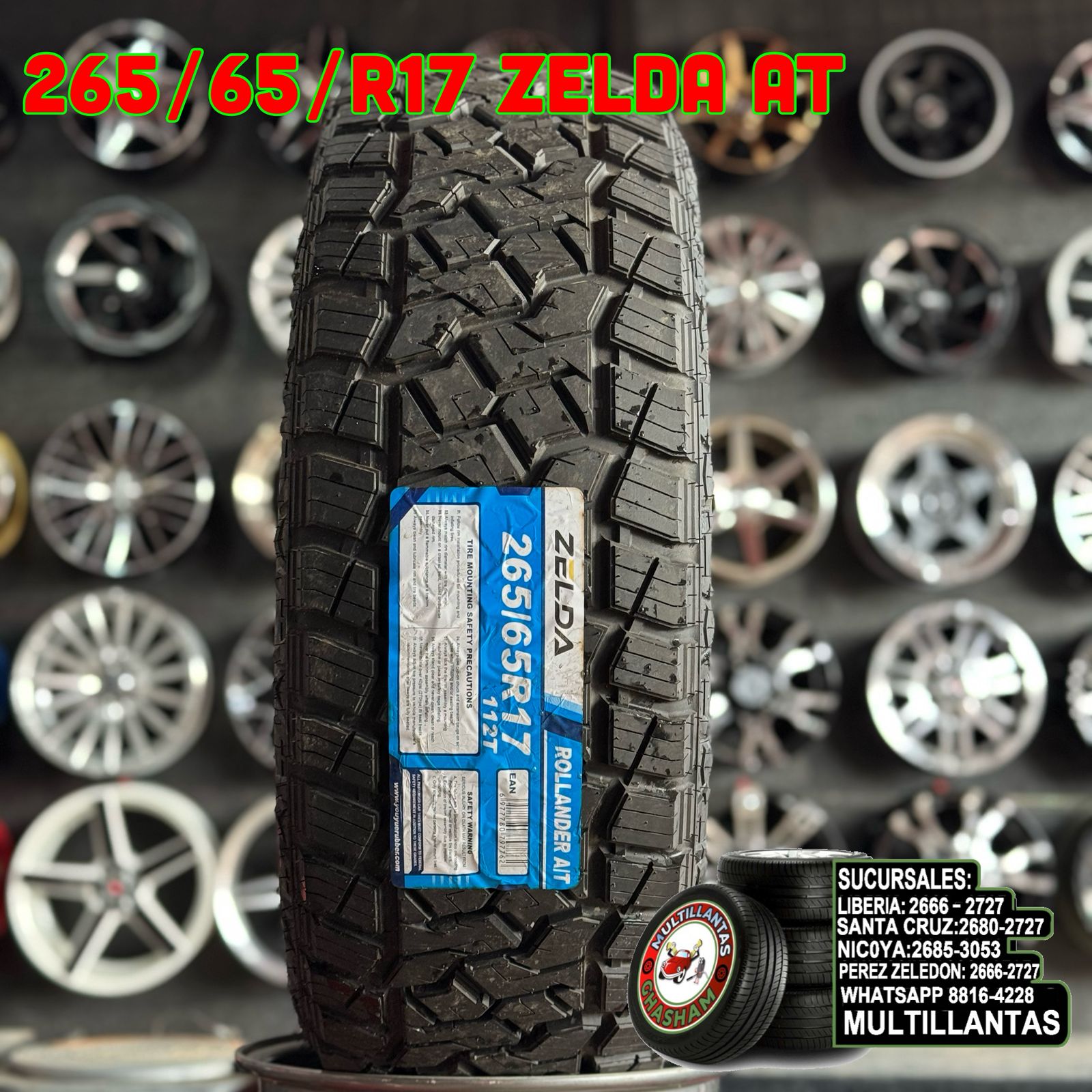 265/65/R17 ZELDA  AT RT